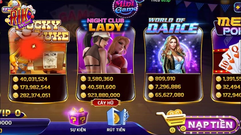 Điều khiến quay hũ Slot Night Club Lady hút ngàn game thủ
