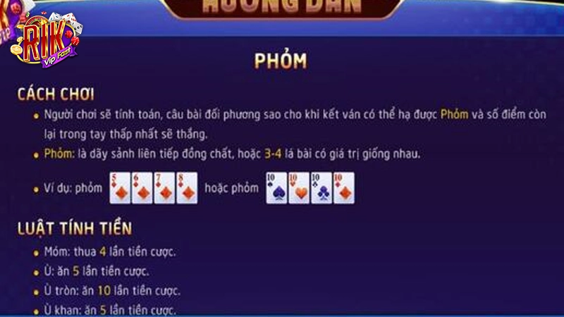 Hướng dẫn cách chơi bài phỏm chi tiết cho cược thủ