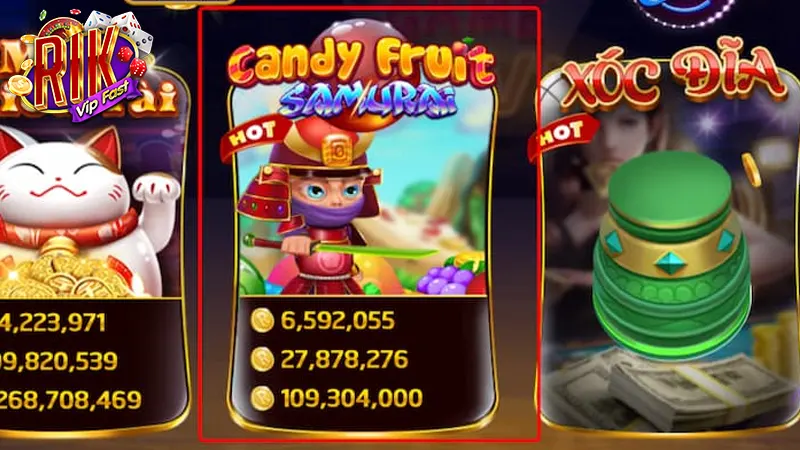 Giới thiệu quay hũ Slot Candy Fruit Samurai