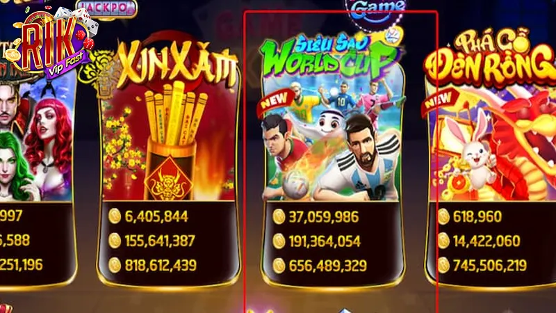 Trò chơi Quay hũ Slot Siêu Sao World Cup được cộng đồng ưa chuộng