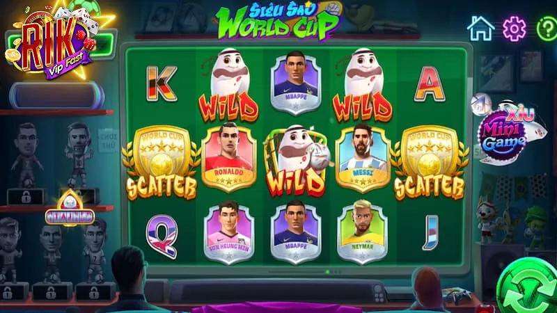 Những biểu tượng có trong game Quay hũ Slot Siêu Sao World Cup 
