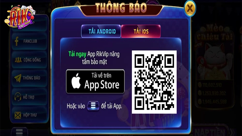 Hướng dẫn download Rikvip cho iphone
