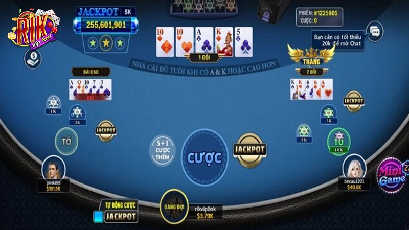 Khái quát chung về trò chơi Poker tại sân chơi Rikvip
