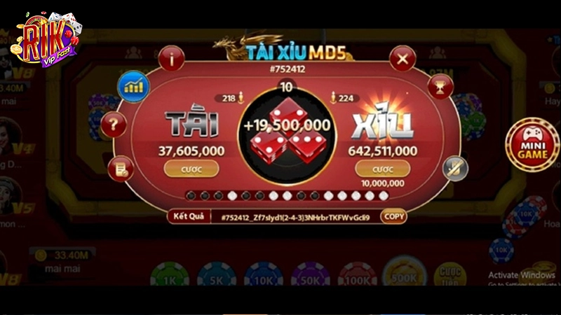 Lợi ích khi bạn tham gia chơi game tài xỉu tại cổng game Rikvip