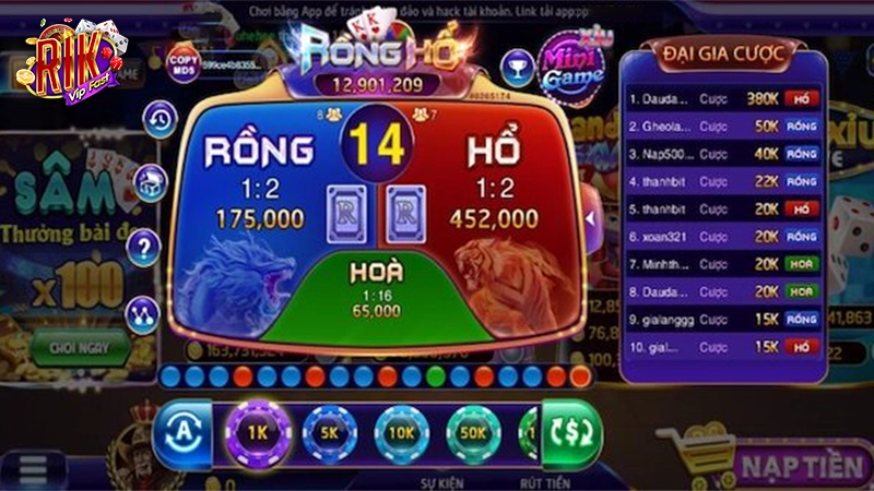 Sơ lược về mini game rồng hổ là thế nào
