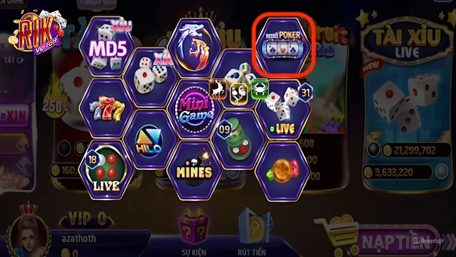 Đôi nét về mini poker siêu hot tại Rikvip
